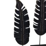 (20% OFF) SET (2) HOJA PLATANO NEGRA 32 36CM - Imagen 2