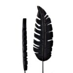 (20% OFF) SET (2) HOJA PLATANO NEGRA 32 36CM - Imagen 3
