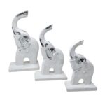 ELEFANTES SET 3 WHITE 20 25 30 CM A