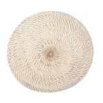 PLATO DE SITIO REDONDO RATTAN 35CM