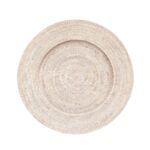 PLATO DE SITIO BLANCO DESIGN 80CM