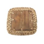 APOYAVASOS MAD. RATTAN 10CM