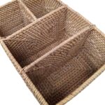 PORTACUBIERTOS RECT. RATTAN PLANO 20X30X15 CM - Imagen 6