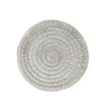 INDIVIDUAL RED. CALADO RATTAN BLANCO 35CM