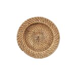 MINI BANDEJA RATTAN 10X10 CM