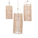 SET 3 LAMPARAS CILINDROS 40 50 60 CM (152)