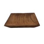 PLATO BANDEJA MADERA 12X12 CM