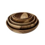 SET 5 POTS MADERA 10 12 15 18 20 CM