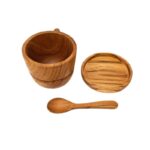 TAZA MADERA CON PLATO - Imagen 2