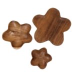 SET 3 BANDEJAS MADERA STAR 10 15 20CM - Imagen 2