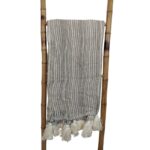 MANTA NATURAL GRIS 140X240CM