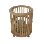CANDELABRO BAMBOO C VIDRIO 15CM (10)
