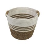 CESTO GRASS COTTON BLANCO 23CM (12)
