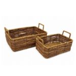 SET 2 CANASTOS RECT. BANANA 32 38CM (6)
