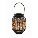 FAROL OVAL NEGRO GRASS 32CM (6)