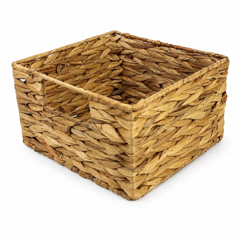 CAN077 CANASTO X1 FIBRA 21X20X13CM (12) - Imagen 1