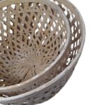 SET (2) CANASTOS BANBOO 20 25CM - Imagen 2