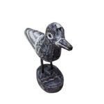 SET 3 MINI PAJAROS STAND 14 15 18CM NEGROS - Imagen 3
