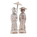 SET 2 MUJERES DECO BALI 33CM