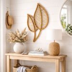 HOJAS DECO RATTAN 64X30CM (24) - Imagen 2