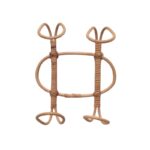 (40% OFF) PERCHERO RATTAN DOBLE 20X30 CM