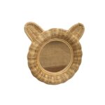 ESPEJO RATTAN OREJAS 30 CM