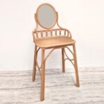 MUEBLE C ESPEJO RATTAN 60X45X130 CM