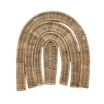 (40% OFF) DECO PARED RATTAN CURVE 55X60CM