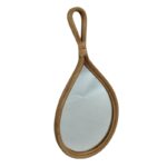 ESPEJO RATTAN OVAL 25X35 CM