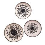 (40% OFF) SET (3) PLATO DECO AFRICA STAR 50 60 70CM