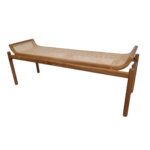 BANCO RETRO RATTAN 138X44X55CM