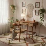ESCRITORIO RETRO RATTAN 120X60X80(A) CM - Imagen 2