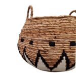 CANASTO LIBI BCO NEGRO NAT.  33X36 CM - Imagen 2
