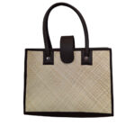 BOLSO PANDAN NAT NEGRO 38X30 CM