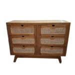 CAJONERA BIPET TEKA  RATTAN 120X45X90 CM