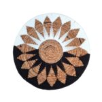 WALL DECO RAYOS NEGRO BCO. 60CM