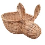 CANASTA CONEJO RATTAN 35CM - Imagen 2