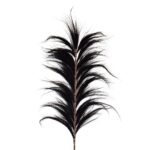 RAMA DECO FLECOS NEGRA 200CM