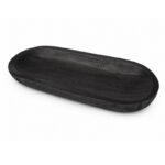 BANDEJA MADERA 43X18X6CM NEGRA (12)