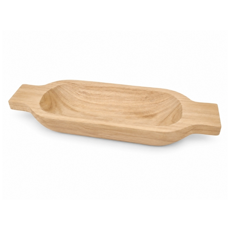 MD037 BANDEJA MADERA 49X17X7CM (18) - Imagen 1