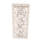 PANEL RECT. 0.40X0.90 TALLADO BCO.