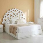RESPALDAR DE CAMA CURVO BLANCO 100X180CM (B) - Imagen 3