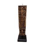 CANDELABRO TALLADO STAND MAD. X1 30CM