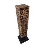 CANDELABRO TALLADO STAND MAD. X1 30CM - Imagen 2