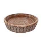 BANDEJA MADERA LINEAS 25CM