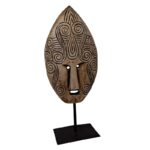 MASCARA STAND TALLADA PUNTA 30CM