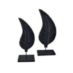 (20% OFF) SET (2) HOJA PISANG NEGRA 30 25CM