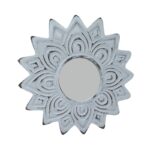 MARCO C  ESPEJO SURYA 30CM BLANCO