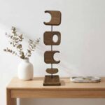 DECO STAND ABSTRACTO NATURAL 42CM - Imagen 3