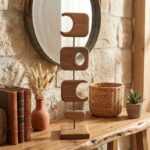 DECO STAND ABSTRACTO NATURAL 42CM - Imagen 2